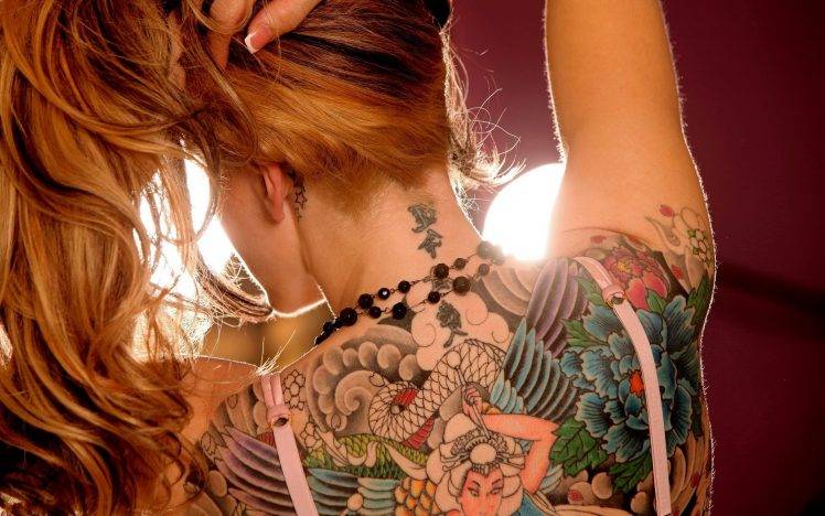 redhead, Women, Tattoo, Lass Suicide HD Wallpaper Desktop Background