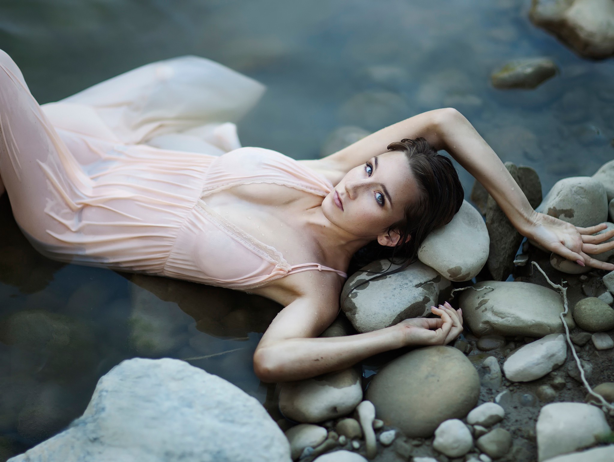 water, Wet, Women, Model, Wet Clothing Wallpaper