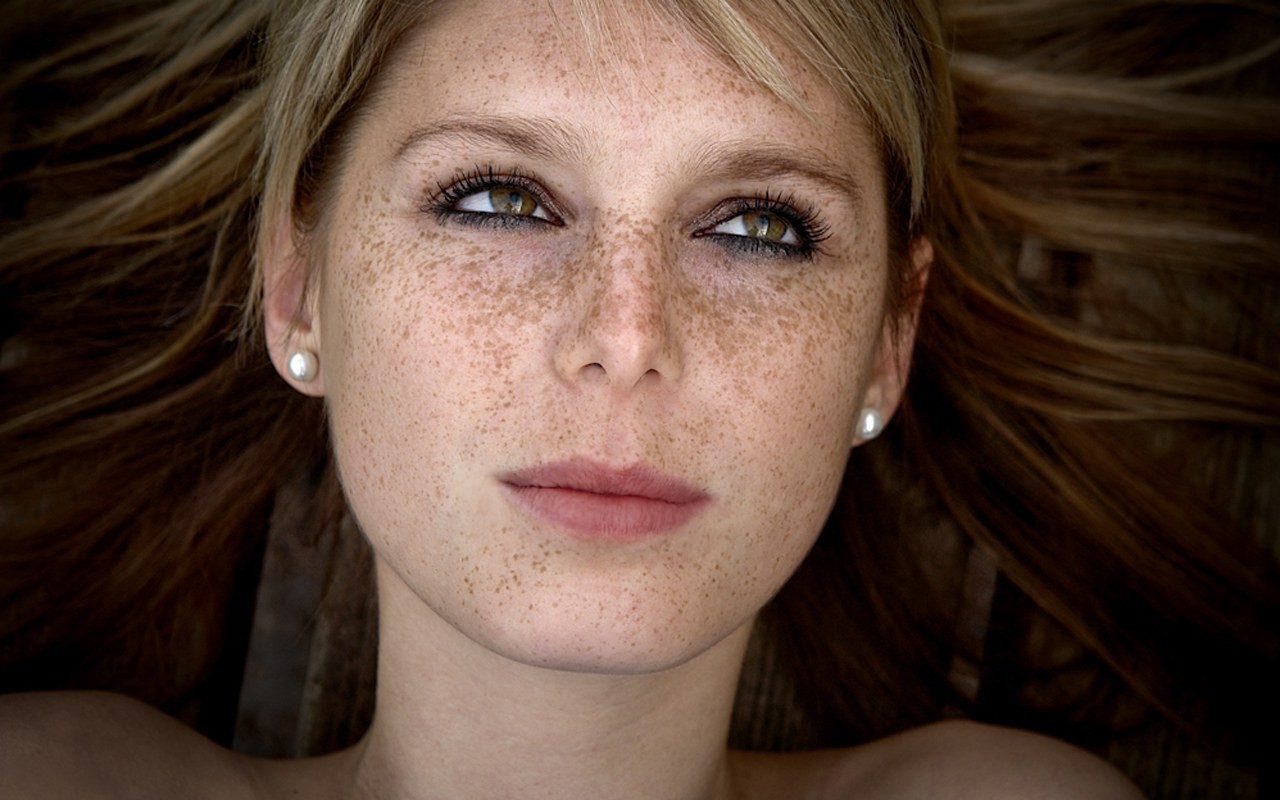 face, Eyes, Freckles, Women Wallpaper
