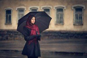 umbrella, Women, Model