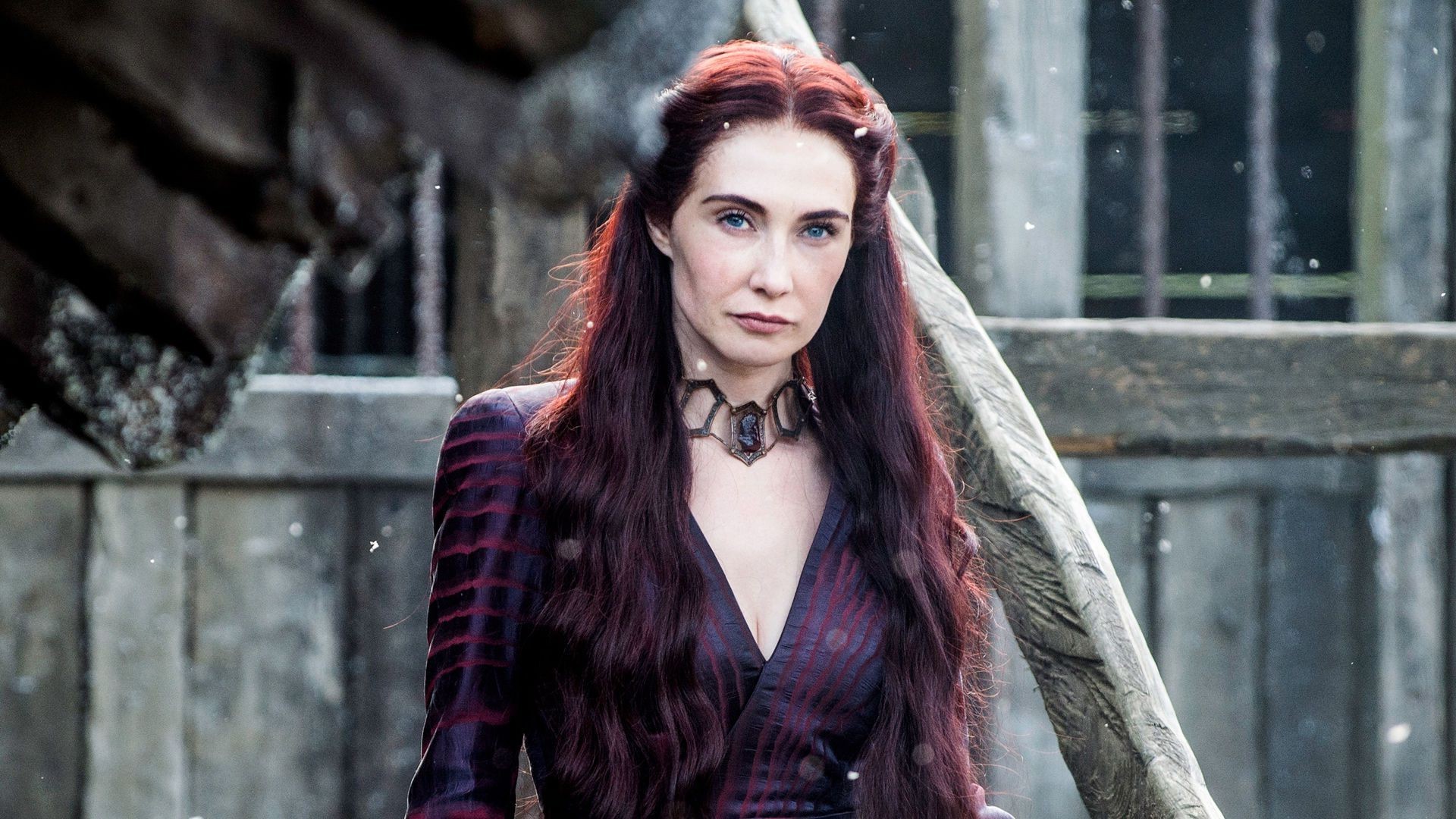 310725 Melisandre Game Of Thrones Carice Van Houten Women Redhead Dress Long Hair TV Actress Blue Eyes 