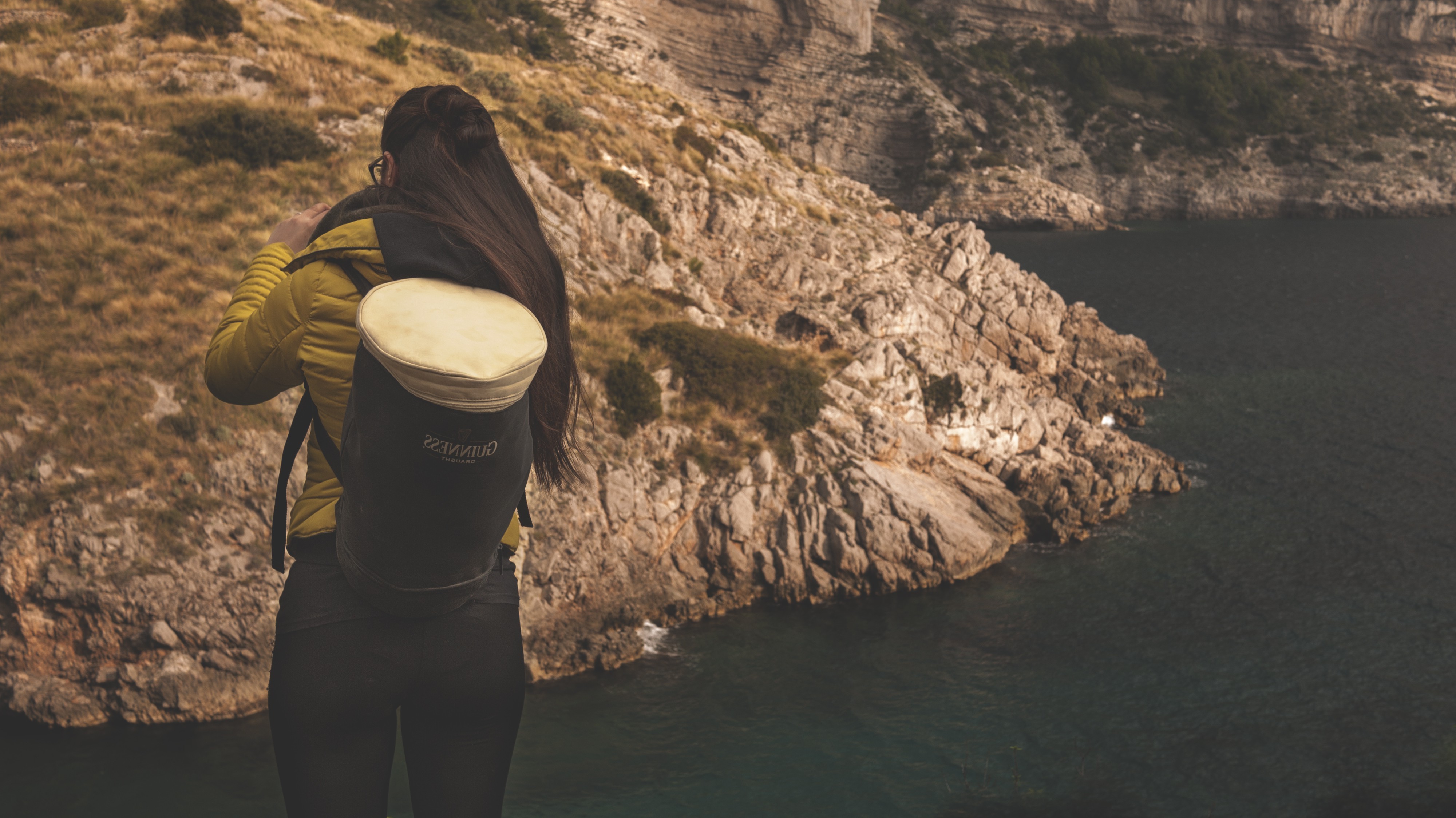 brunette, Women, Nature, Ass, Long Hair Wallpaper