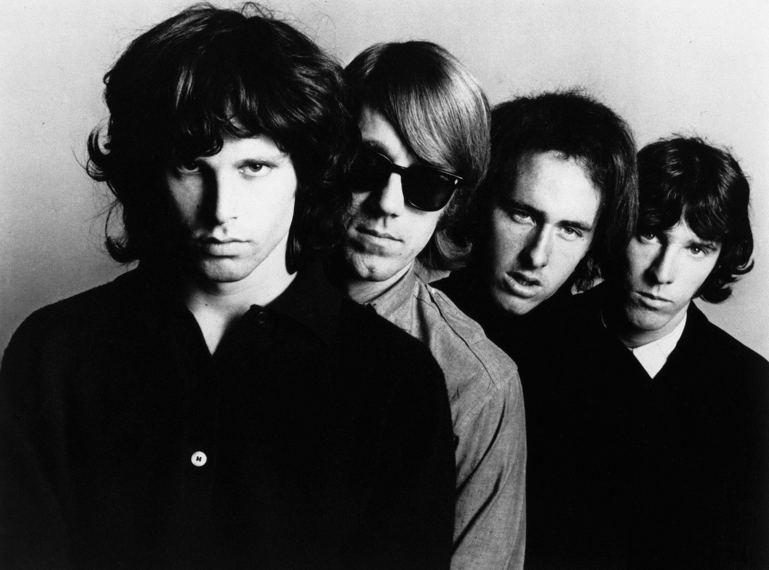 music, Rock & Roll, The Doors, Jim Morrison, Monochrome Wallpaper