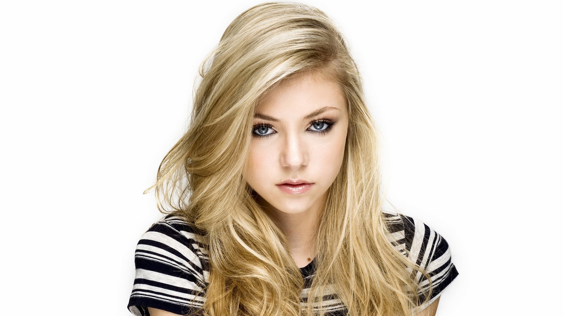 blonde, Face, Women, Blue Eyes, Actress, Singer, Taylor Momsen, Simple Background Wallpaper