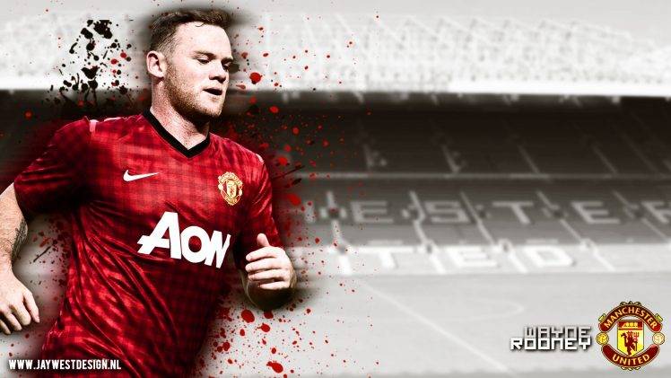 Manchester United, Wayne Rooney HD Wallpaper Desktop Background