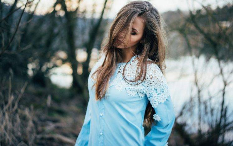 Martin Kuhn Women Long Hair Brunette Model Women