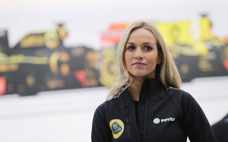 Carmen Jordá, Driver, Formula 1, Women, Blonde, Lotus, PDVSA HD Wallpaper Desktop Background