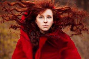 face, Redhead, Women, Model
