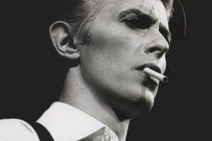 david Bowie, Musicians, Monochrome, Smoking
