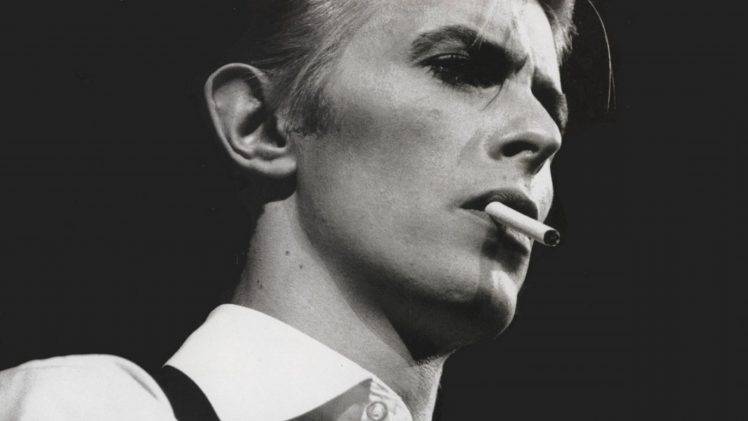 david Bowie, Musicians, Monochrome, Smoking HD Wallpaper Desktop Background
