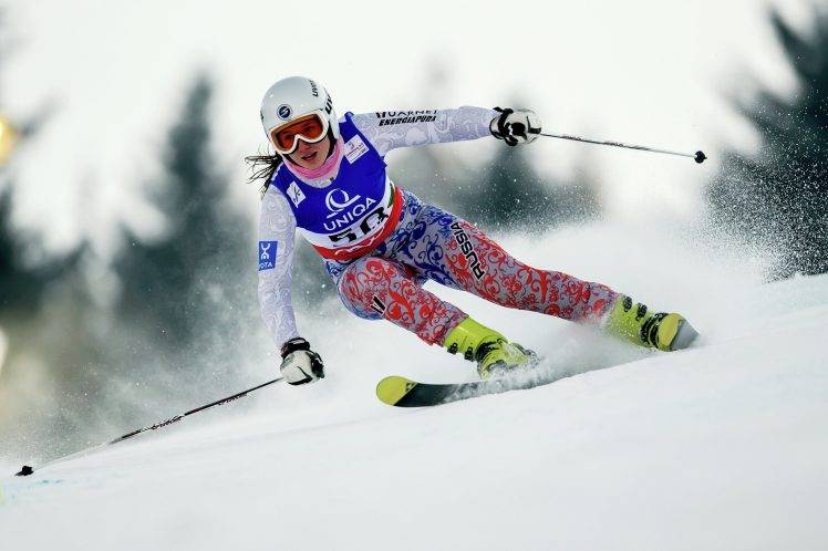 sports, Athletes, Women, Skiing HD Wallpaper Desktop Background
