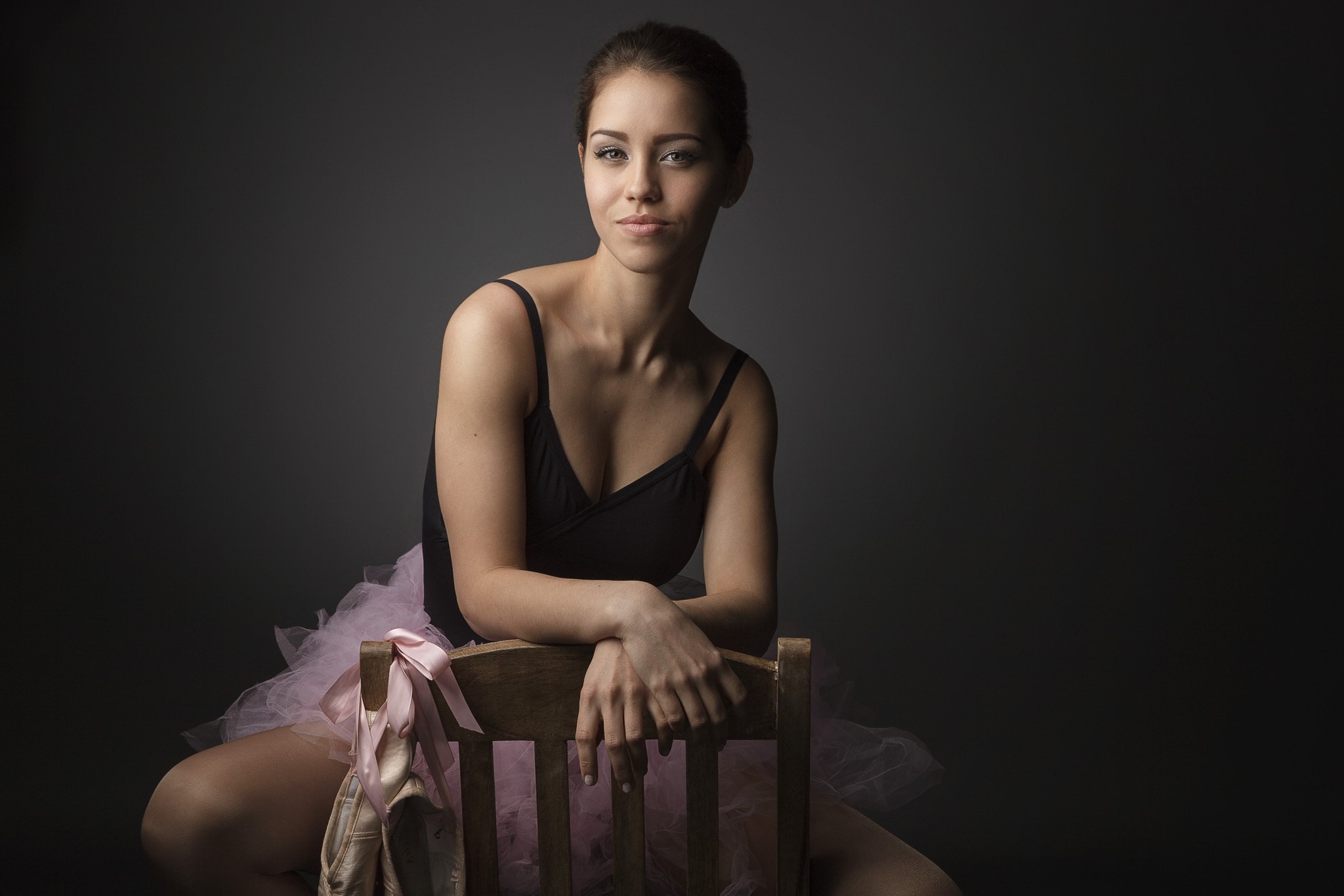 chair, Ballerina, Dancers, Model, Women Wallpaper