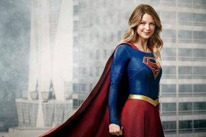 Supergirl, Melissa Benoist, TV, DC Comics, Blonde, Smiling, Superhero, Women