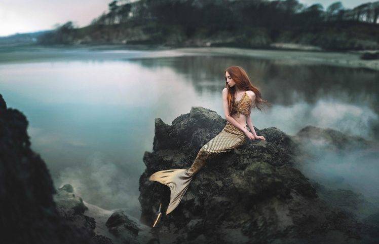 fantasy Art, Women Outdoors, Mermaids HD Wallpaper Desktop Background