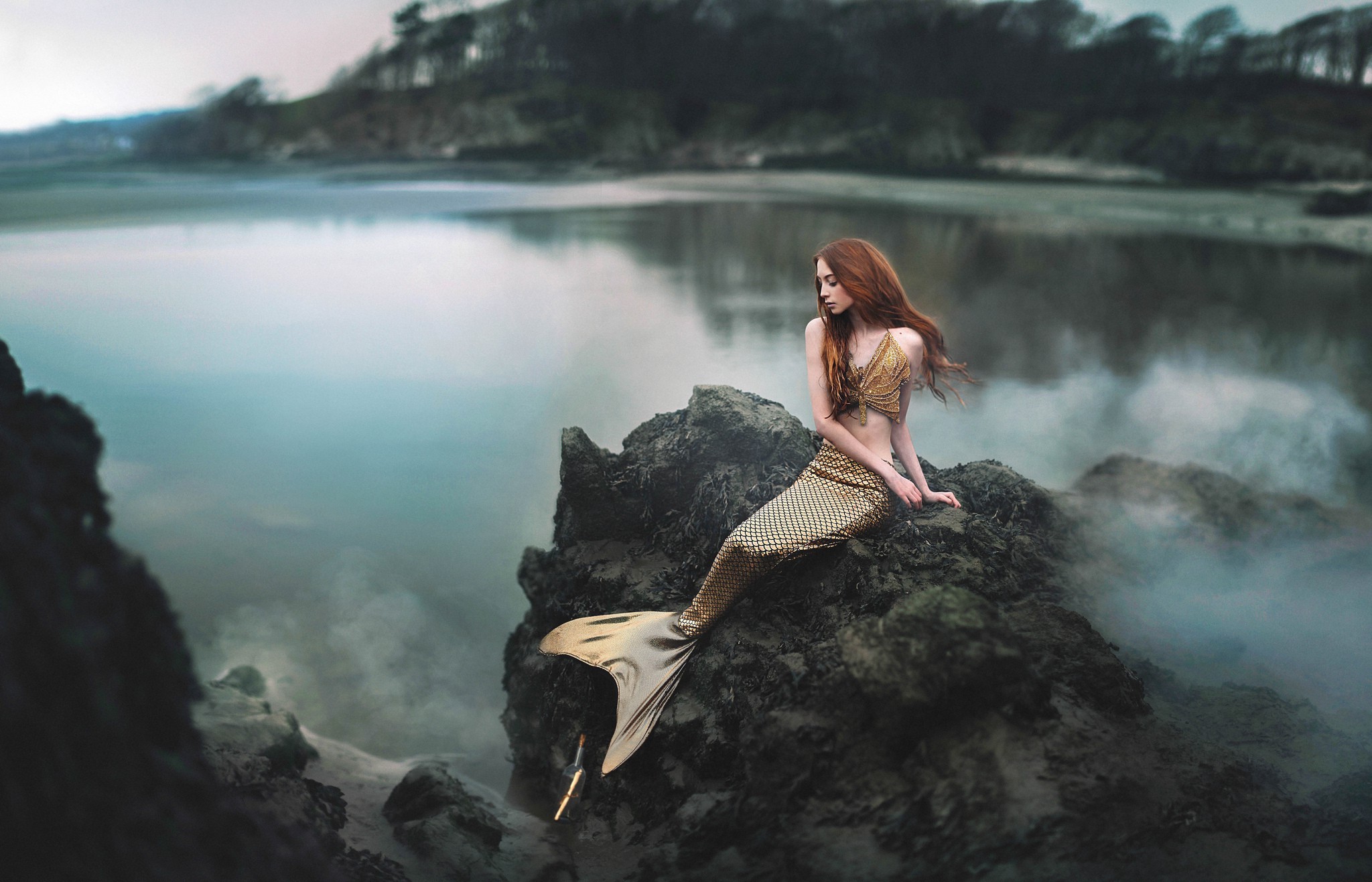 fantasy Art, Women Outdoors, Mermaids Wallpaper