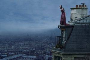 rooftops, Women, Model, Paris