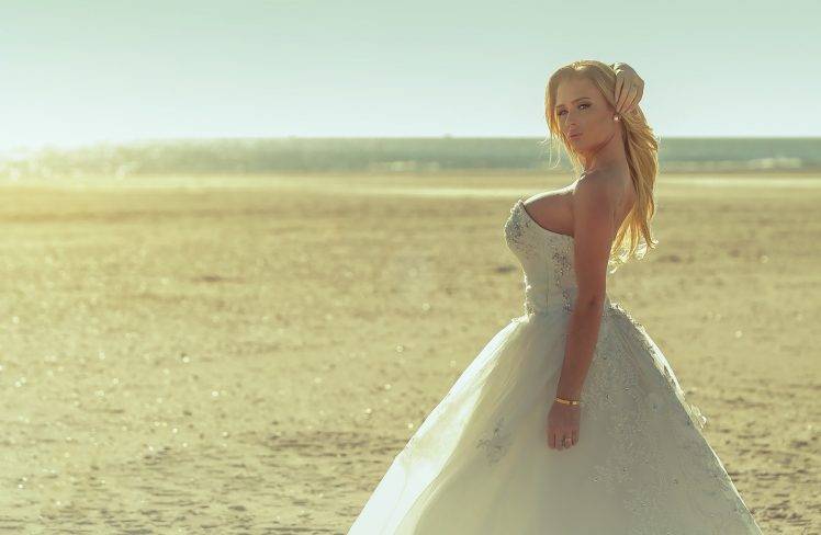 Big Boobs Dress Model Women Women Outdoors Wallpapers Hd