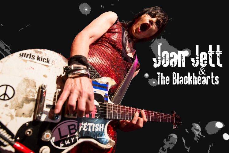 Joan Jett, Guitar, Band HD Wallpaper Desktop Background