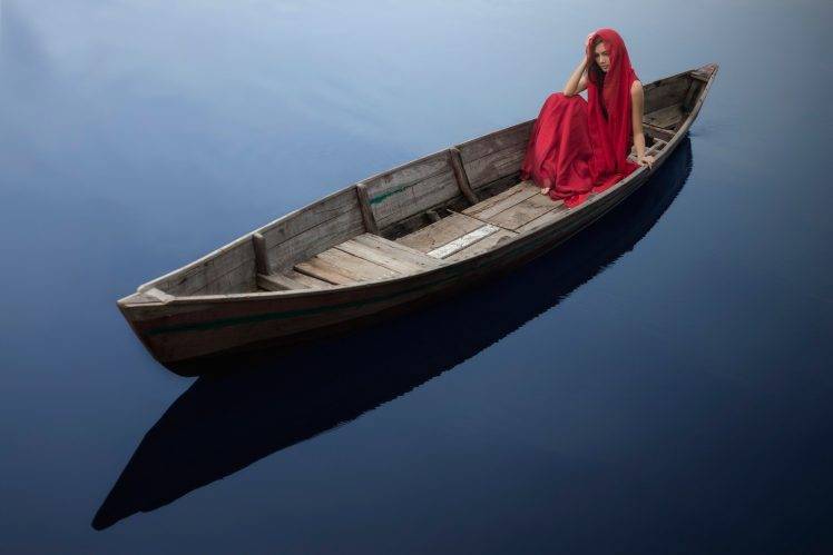 boat, Water, Women, Model HD Wallpaper Desktop Background