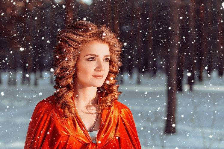 fantasy Art, Snow, Women, Model HD Wallpaper Desktop Background