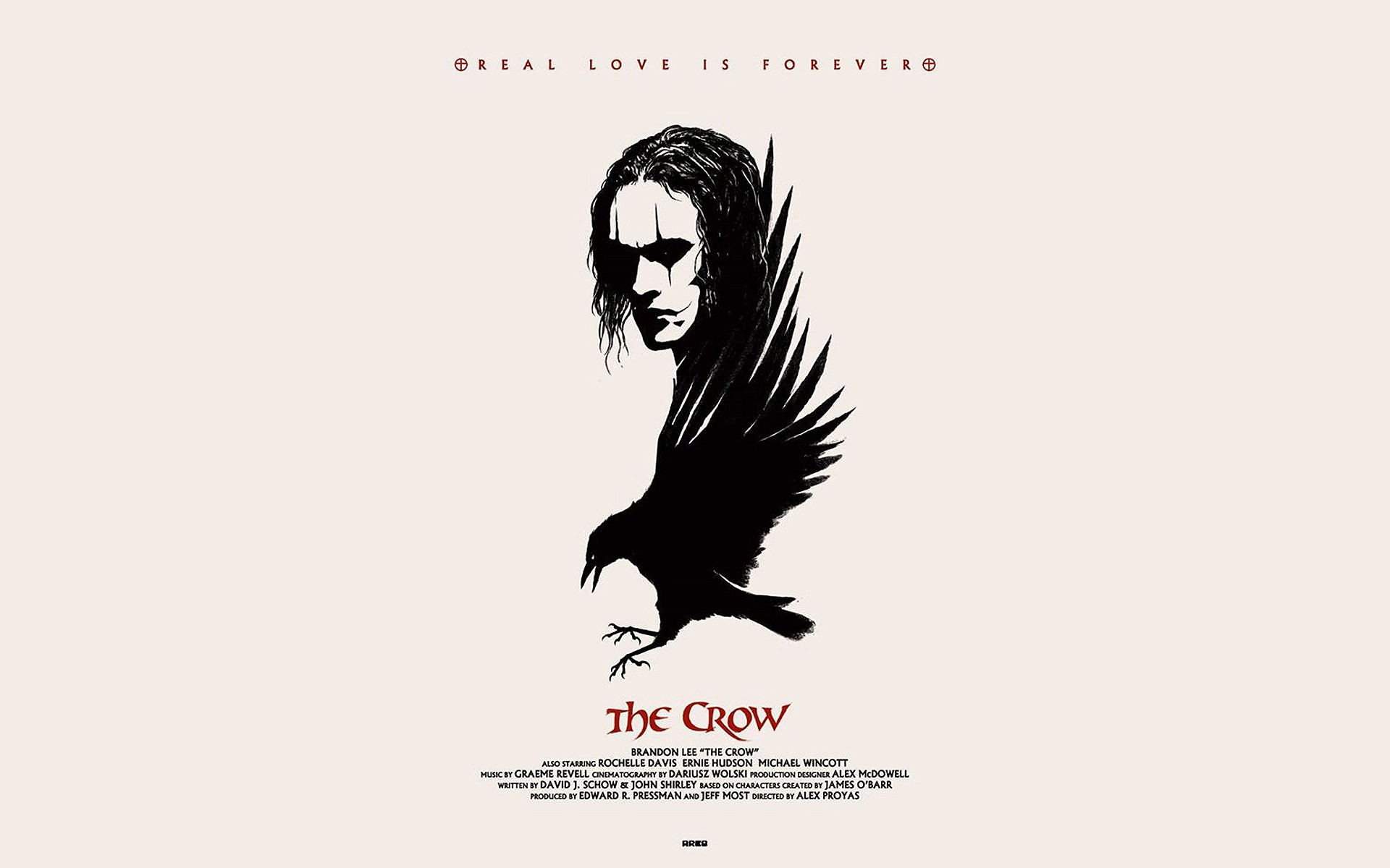 The Crow, Brandon Lee, Movies, Fan Art Wallpaper