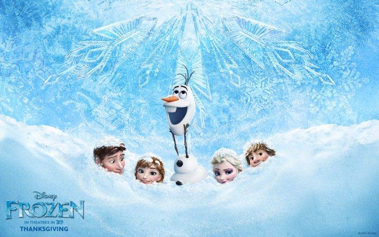 Frozen (movie), Animated Movies, Movies, Walt Disney, Disney HD Wallpaper Desktop Background