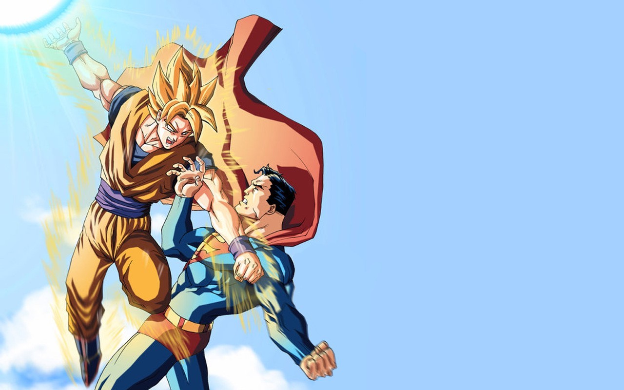 Superman, Son Goku Wallpaper
