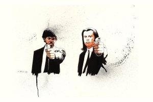 Pulp Fiction, Fan Art, Quentin Tarantino, Movies, Samuel L. Jackson