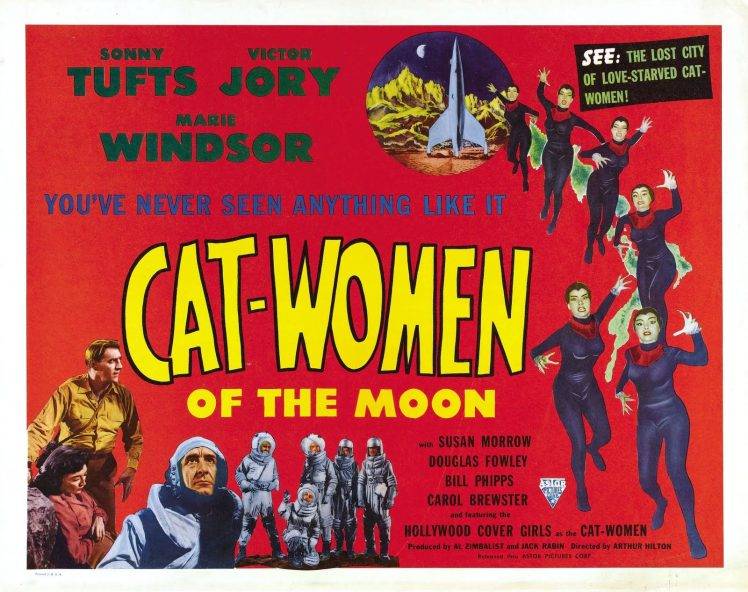 Film Posters, B Movies, Cat Women Of The Moon, Psychotronics HD Wallpaper Desktop Background