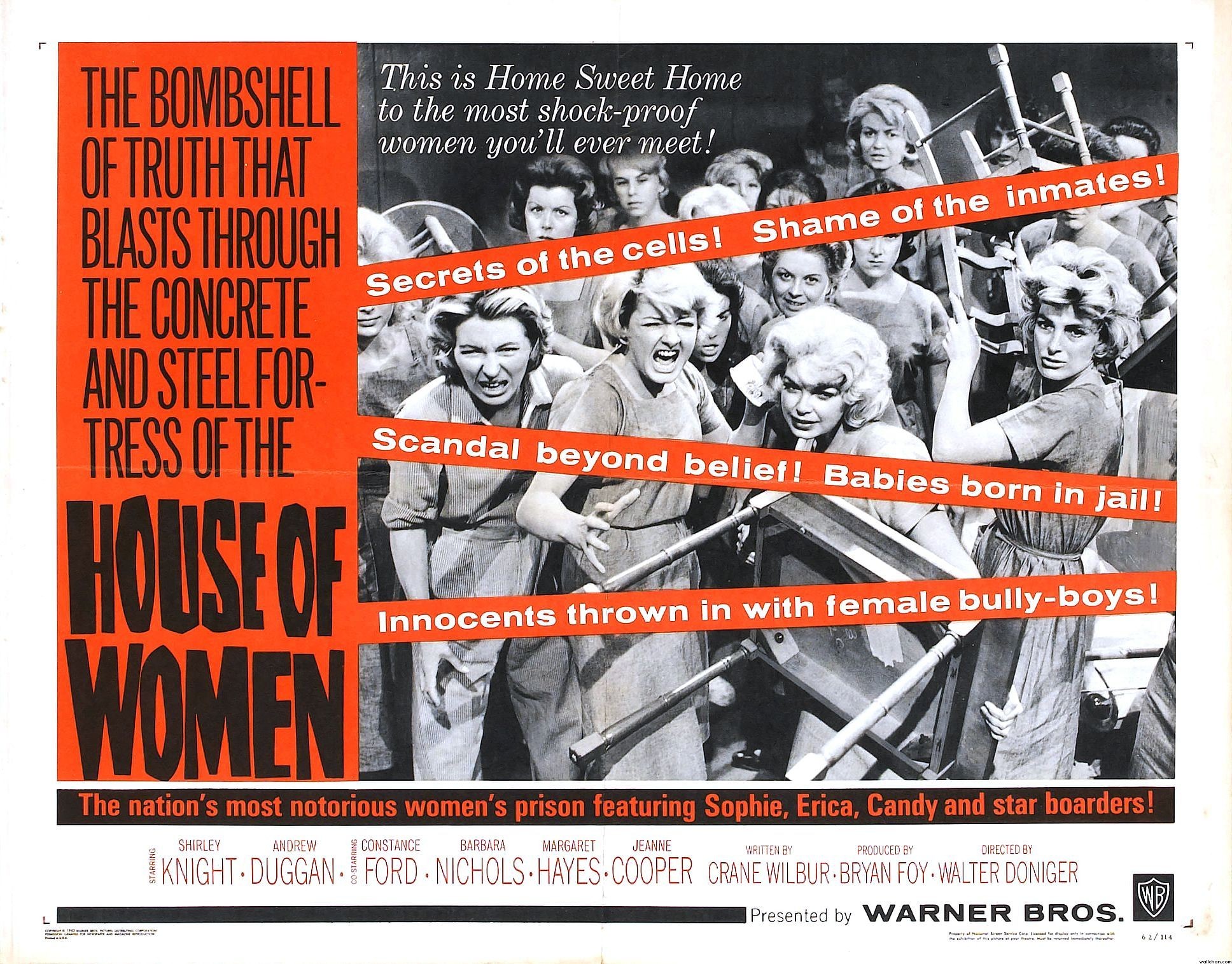 Film Posters, B Movies, House Of Women Wallpaper