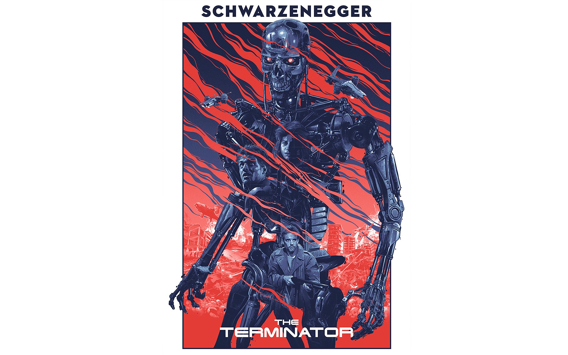 Terminator, Movies, Fan Art, Arnold Schwarzenegger Wallpaper