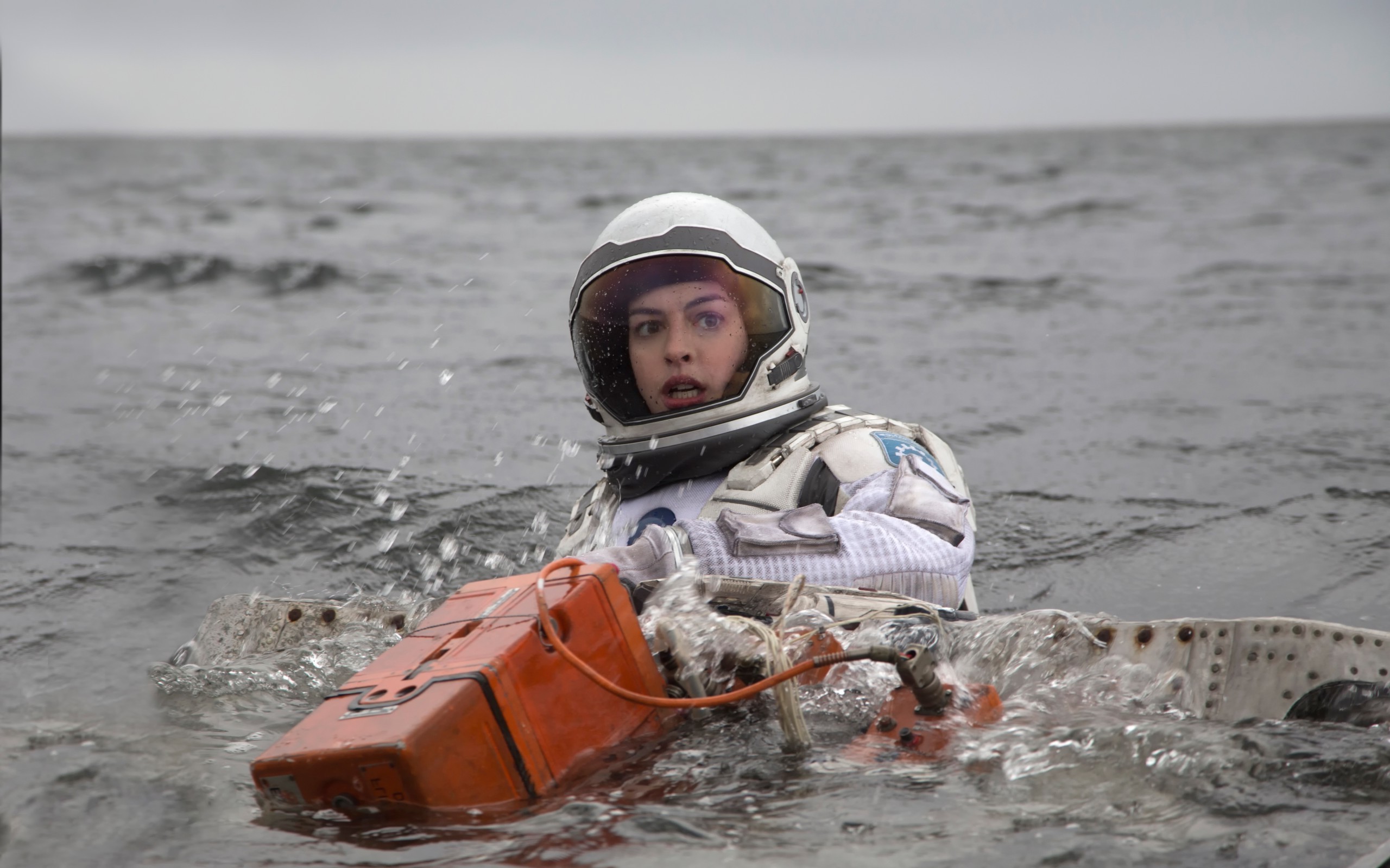 Interstellar (movie), Anne Hathaway, Women, Women Outdoors, Actress Wallpaper
