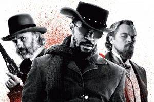 movies, Django Unchained, Leonardo DiCaprio, Selective Coloring