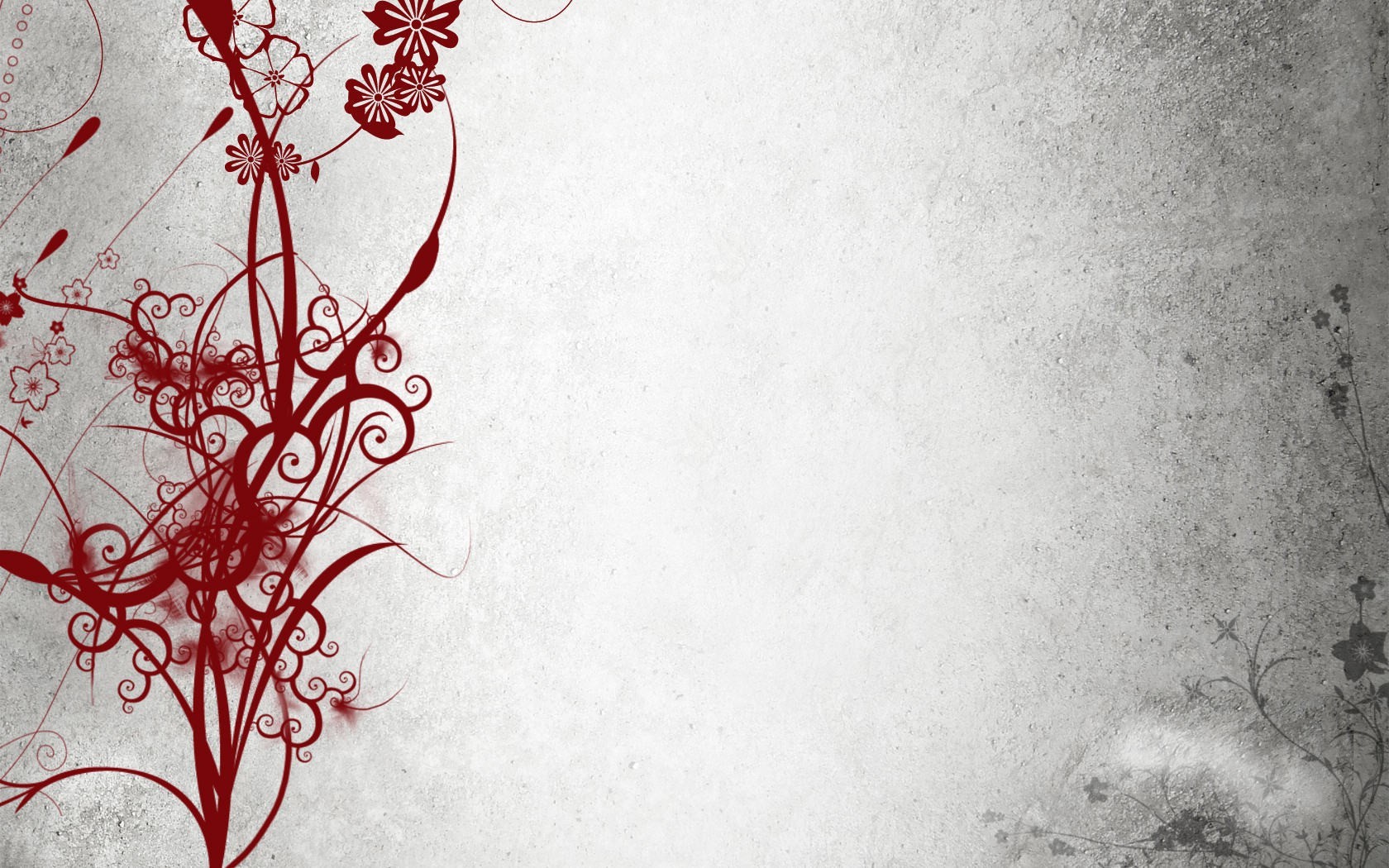 digital Art, Red, Simple Background, Flowers, Texture Wallpapers ...