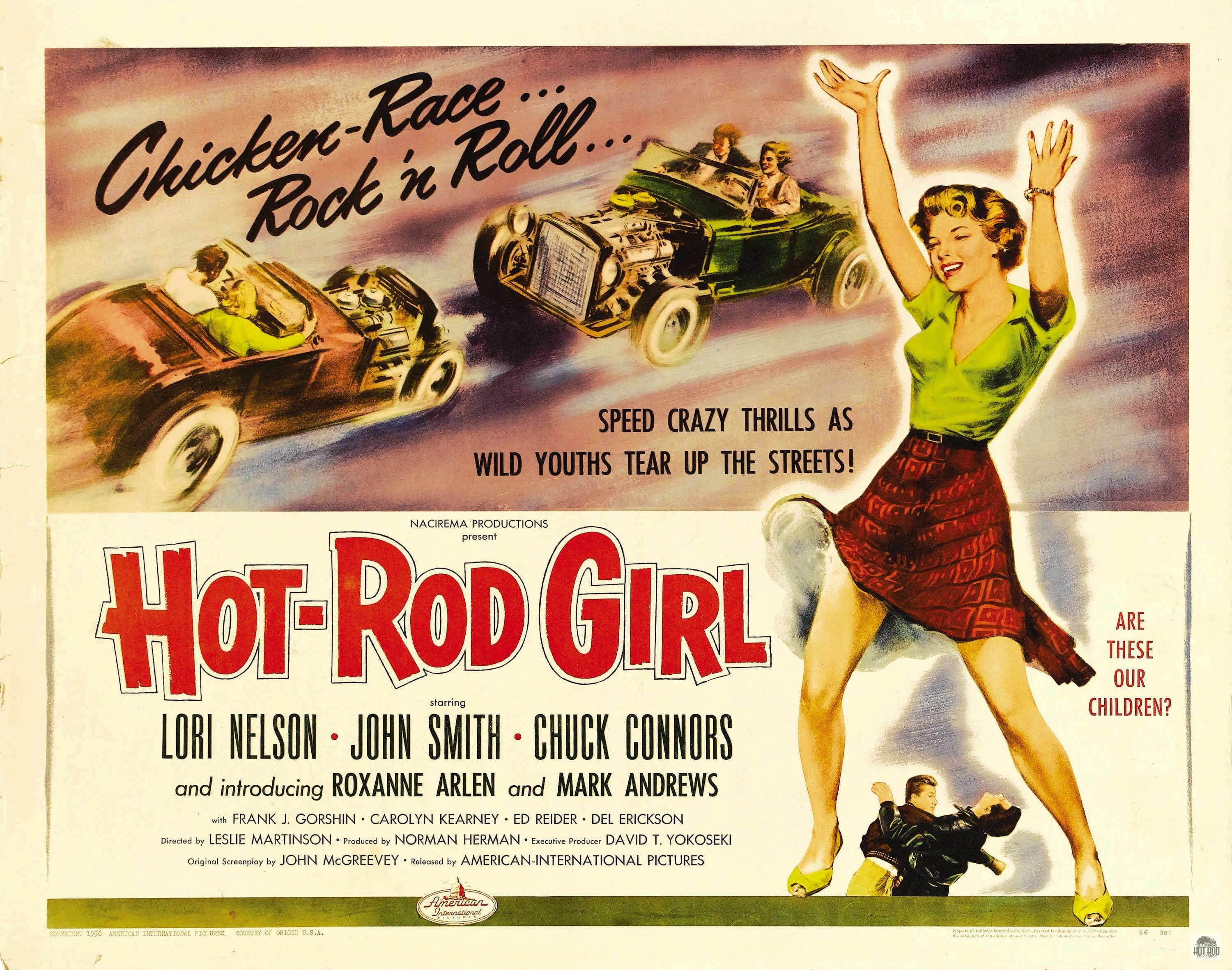 Film Posters, Hot Rod Girl, B Movies Wallpaper