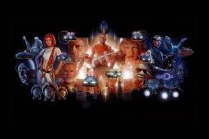 The Fifth Element, Movies, Bruce Willis, Gary Oldman, Science Fiction, Fan Art, Milla Jovovich