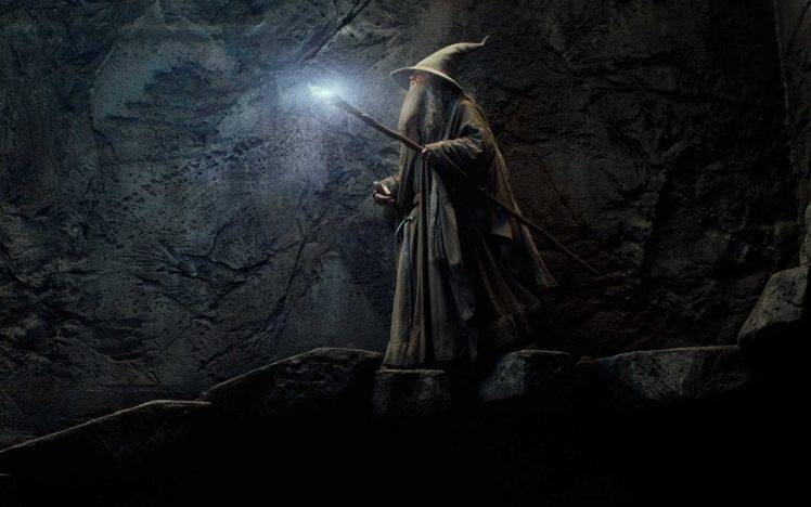 movies, Gandalf, The Hobbit: The Desolation Of Smaug, Wizard, Glowing HD Wallpaper Desktop Background