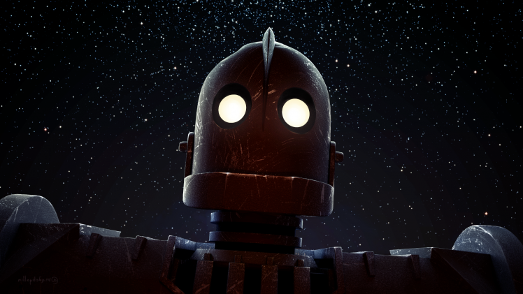 The Iron Giant, Stars, Lights, Movies HD Wallpaper Desktop Background