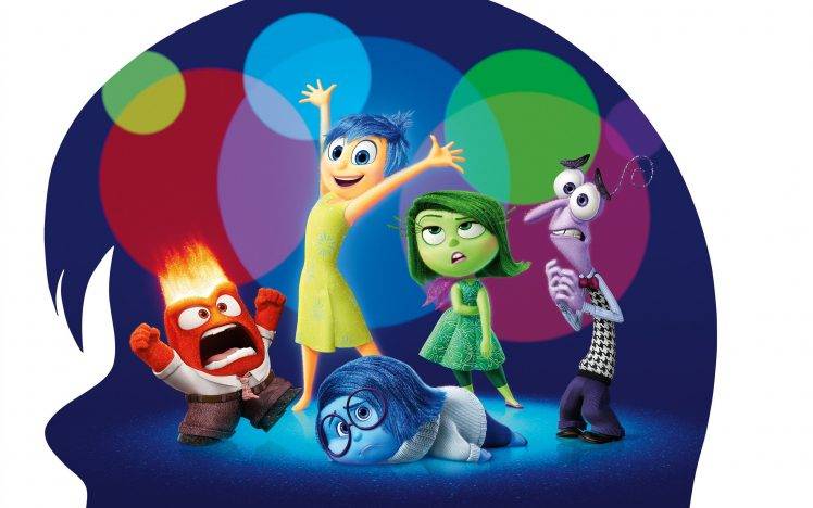 Inside Out, Disney, Pixar Animation Studios, Animated Movies, Movies HD Wallpaper Desktop Background