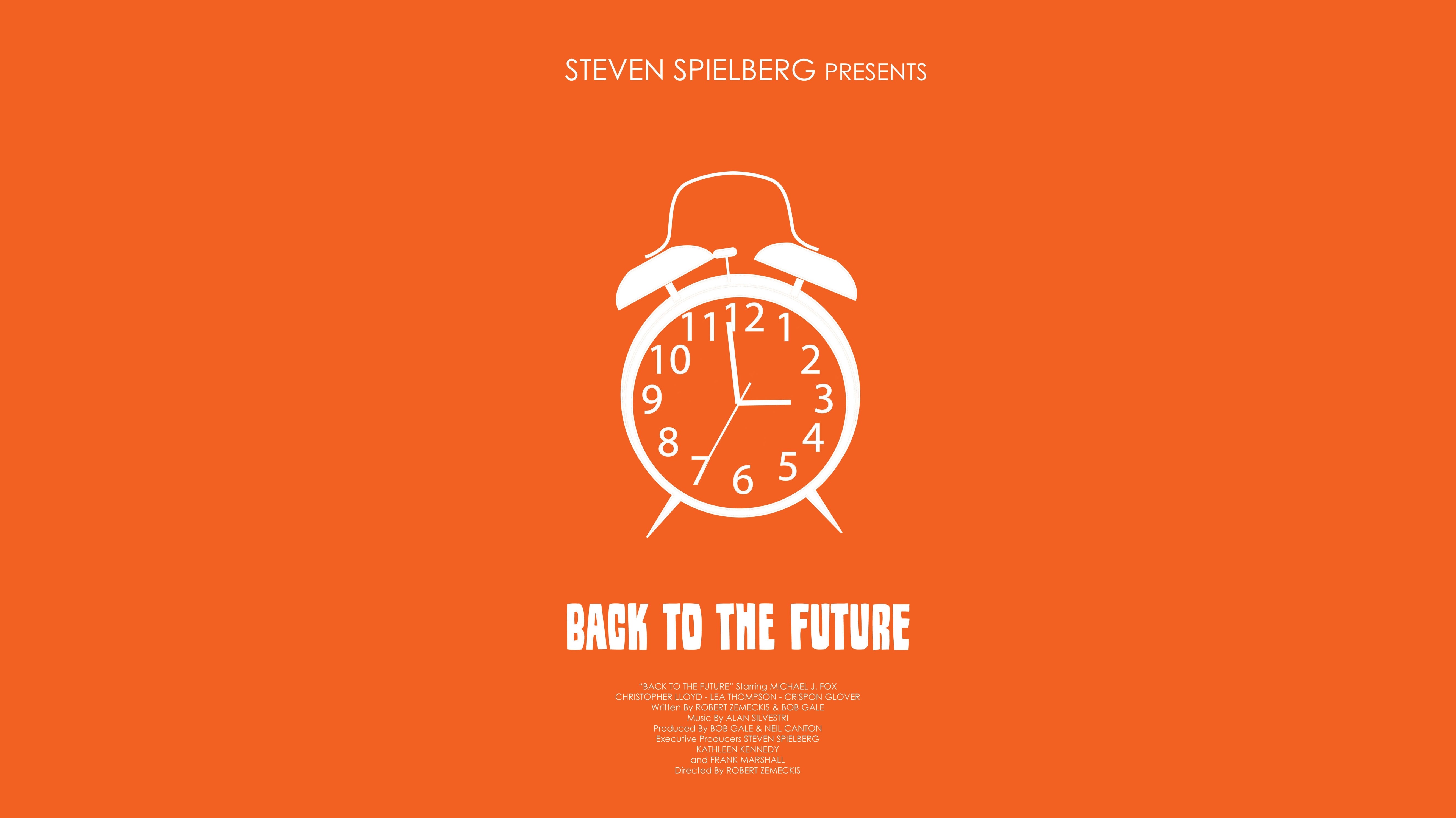 minimalism, Back To The Future, Movies, Artwork, Steven Spielberg Wallpaper