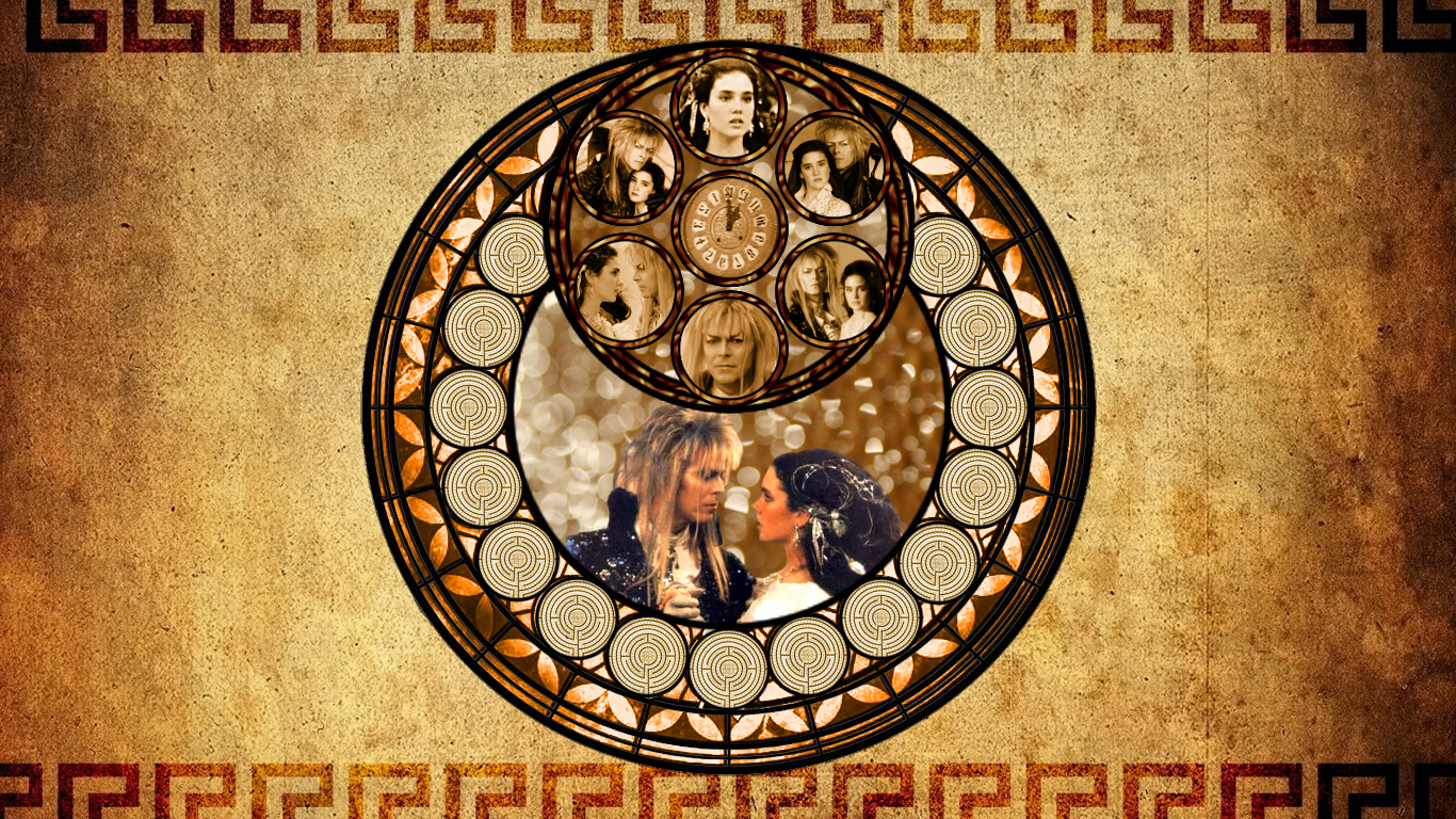 labyrinth, Stained Glass, Movies Wallpaper