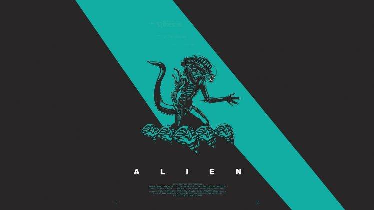 movies, Alien (movie), Artwork HD Wallpaper Desktop Background
