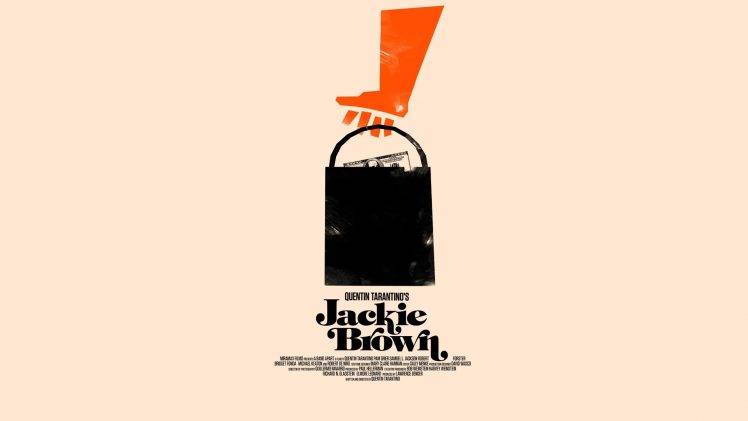 Jackie Brown, Movies, Minimalism, Artwork, Writing HD Wallpaper Desktop Background