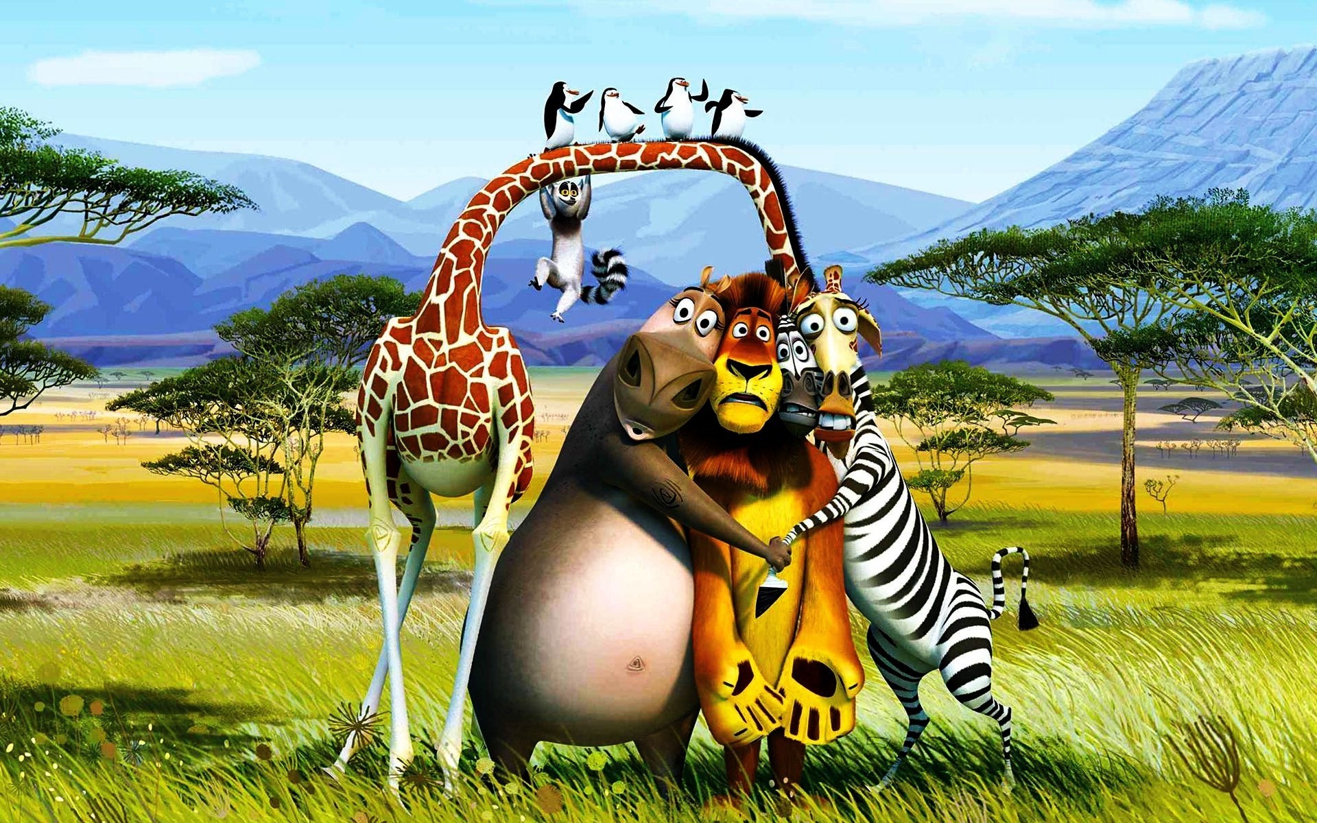 movies, 3D, Madagascar Wallpaper