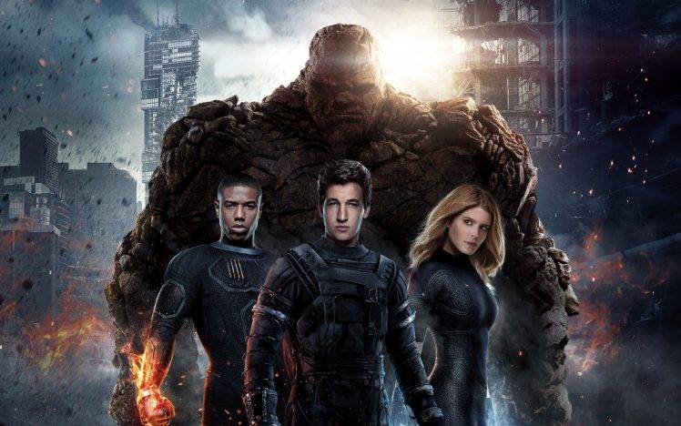 Fantastic Four, Movies, The Thing, Human Torch, Kate Mara HD Wallpaper Desktop Background