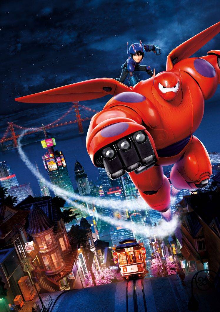 Disney, Pixar Animation Studios, Baymax (Big Hero 6), Movies HD Wallpaper Desktop Background