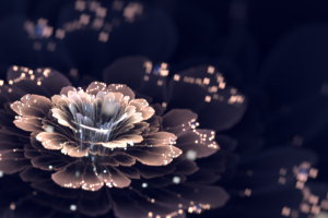 digital Art, CGI, Fractal Flowers, Fractal