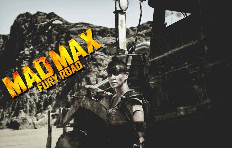 Mad Max: Fury Road, Charlize Theron, Apocalyptic, Movies HD Wallpaper Desktop Background