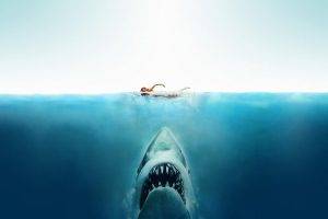Jaws, Movies, Shark, Split View