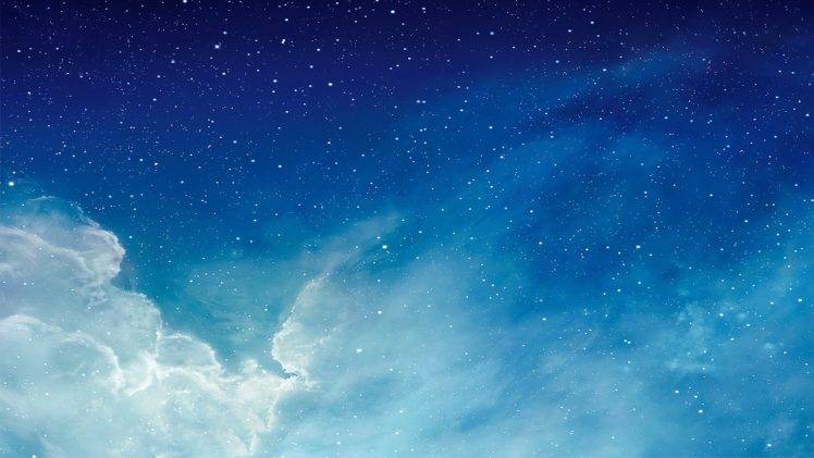 clouds, Stars, Nature, Artwork, Digital Art HD Wallpaper Desktop Background